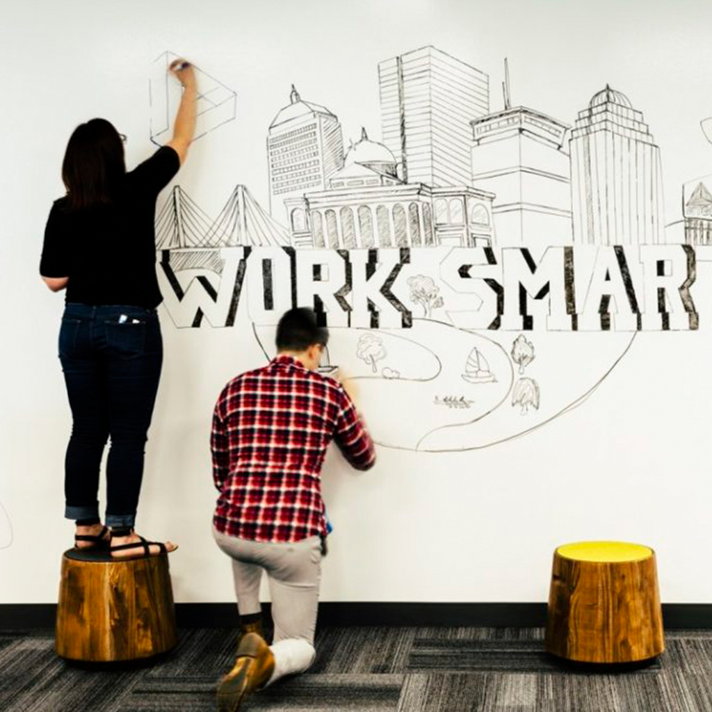 Writable Walls In Office Interior Design